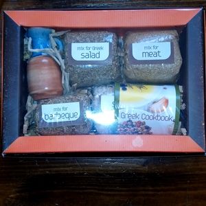 Greek products seasoning packets set / cookbook